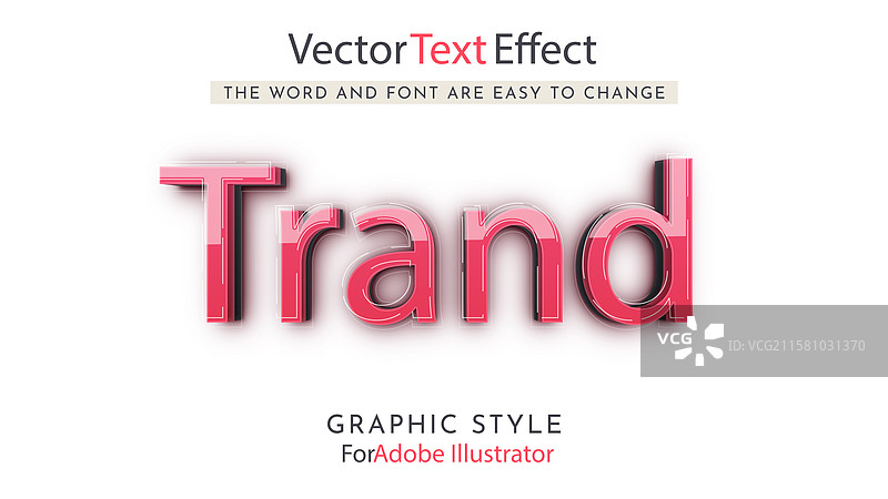 文本效果图形风格样机图片素材