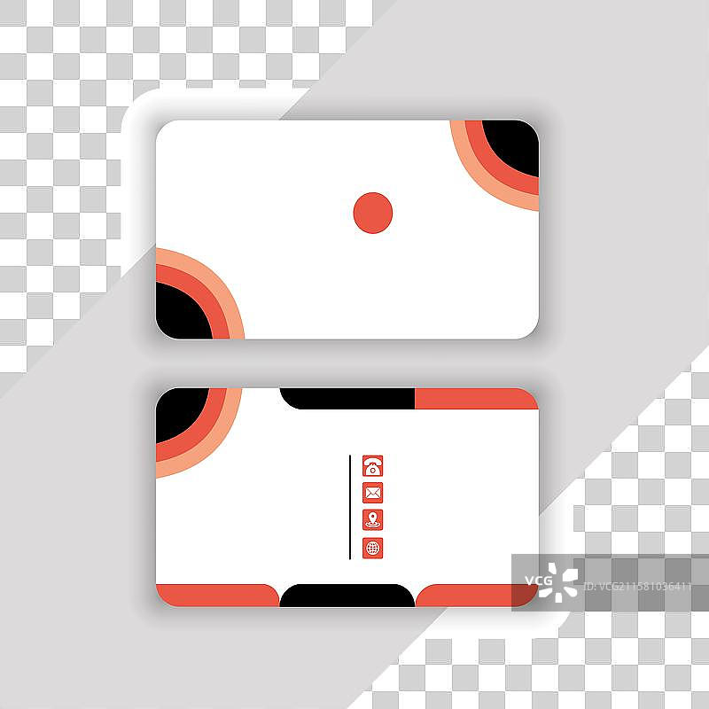 专业的名片或拜访卡图片素材