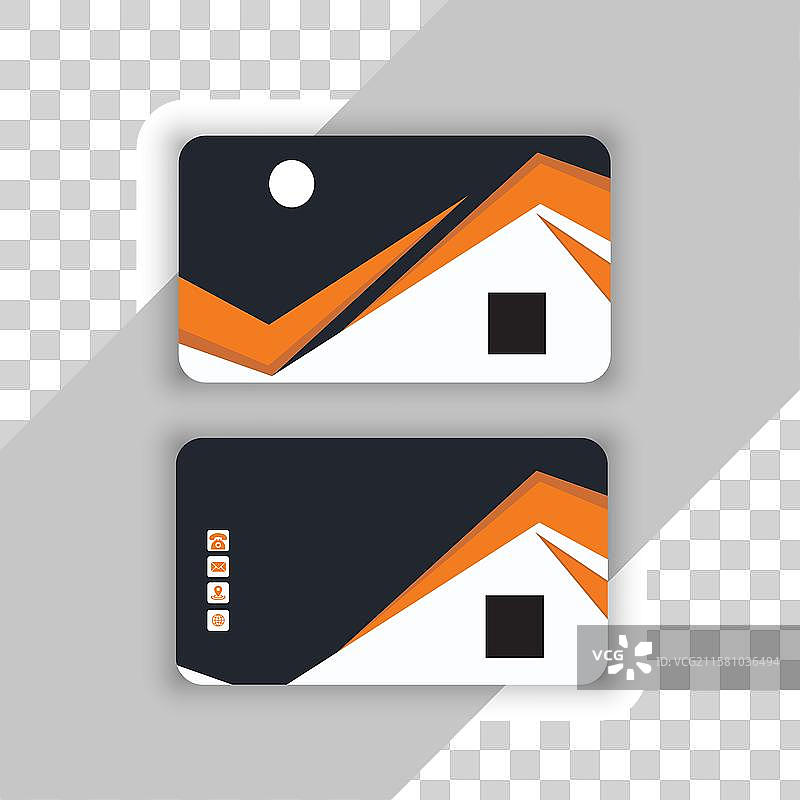 专业的名片或拜访卡图片素材