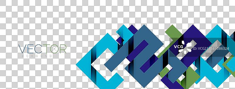 带阴影纹理效果的彩色弯曲线条图片素材