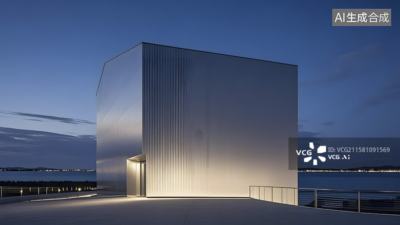 【AI数字艺术】现代建筑地面汽车广告背景图图片素材