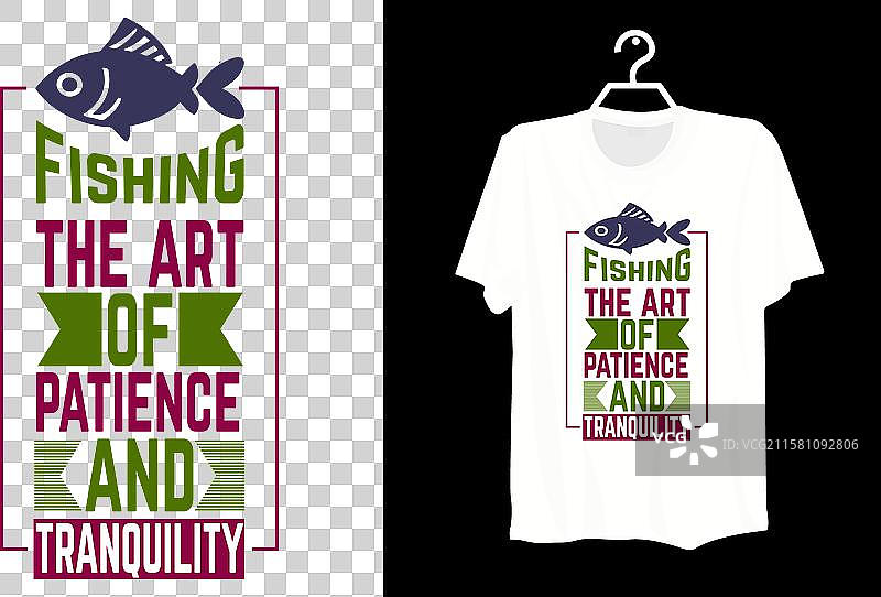 钓鱼：耐心与宁静的艺术图片素材