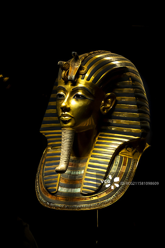 【埃及博物馆】图坦卡蒙的黄金面具图片素材