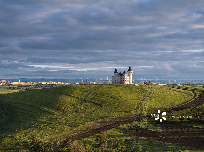 中国河北省沽源天鹅湖夏季风光图片素材