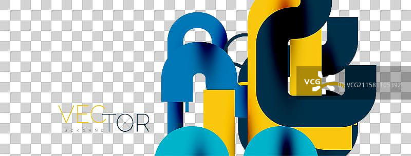 抽象背景曲线线条极简几何图形图片素材