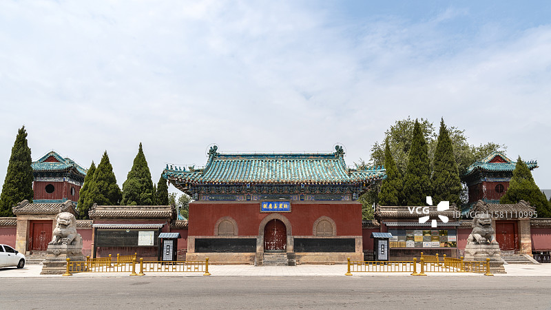 全国重点文物保护单位，中国河南省焦作市武陟县嘉应观图片素材
