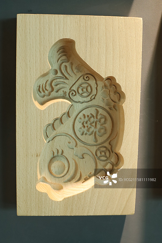 潮汕红桃粿模具图片素材