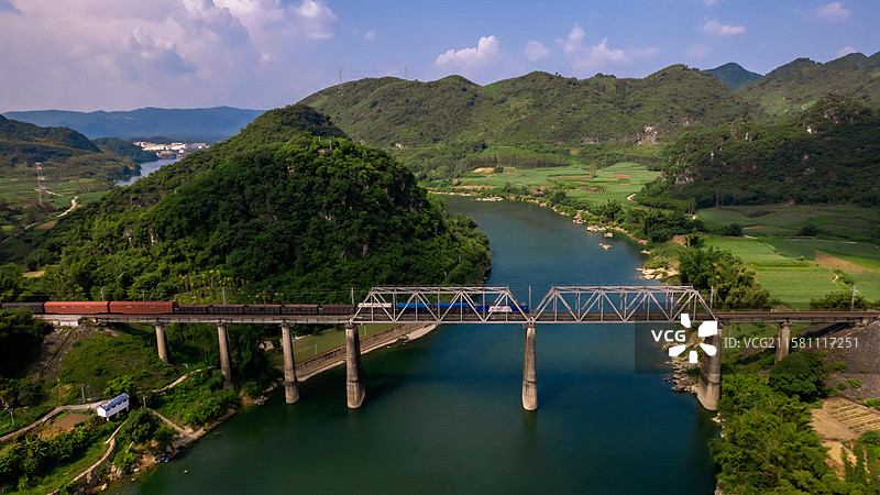 柳城县田村铁路桥图片素材