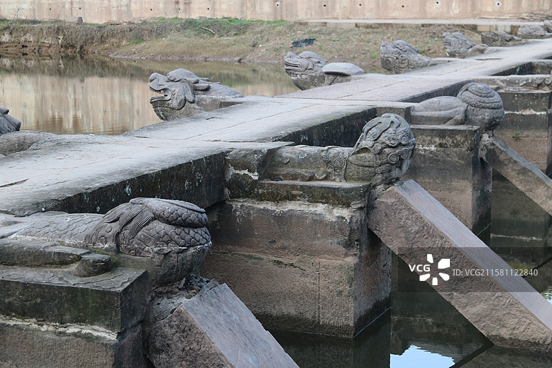 四川郪江九龙桥图片素材