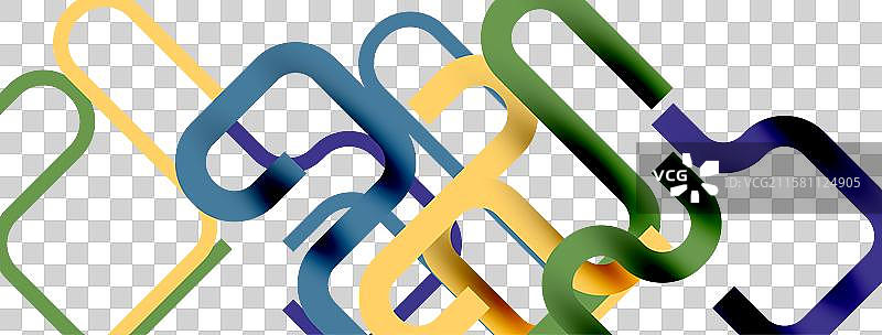 抽象背景曲线线条极简几何图形图片素材