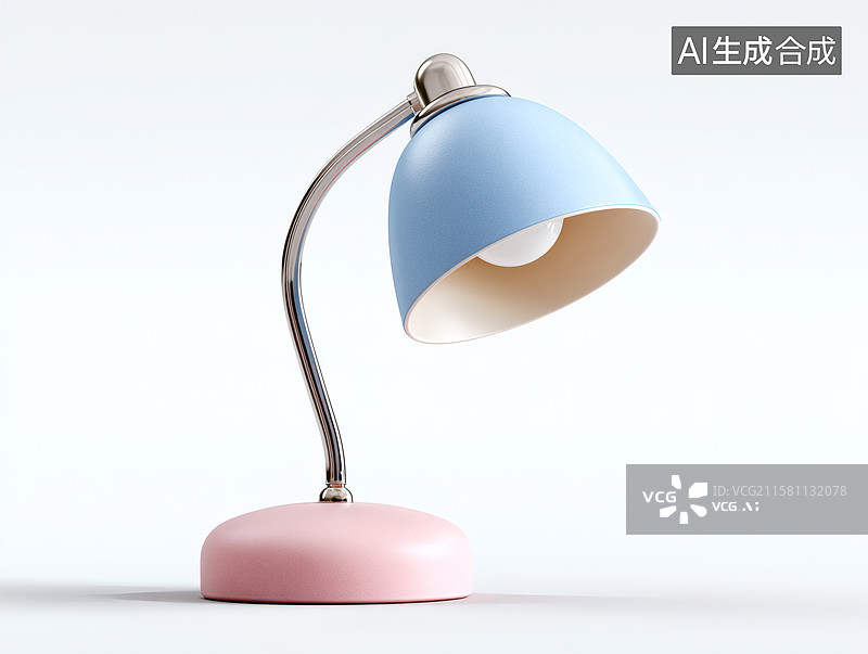 【AI数字艺术】一台卡通台灯图片素材