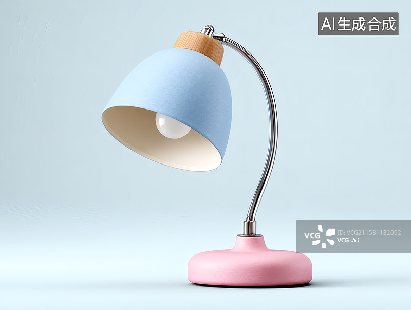 【AI数字艺术】一台卡通台灯图片素材