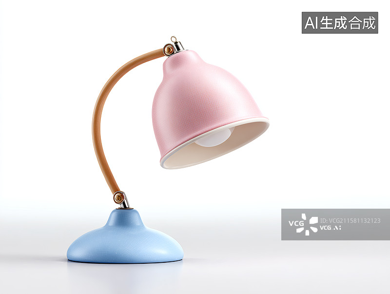【AI数字艺术】一台卡通台灯图片素材