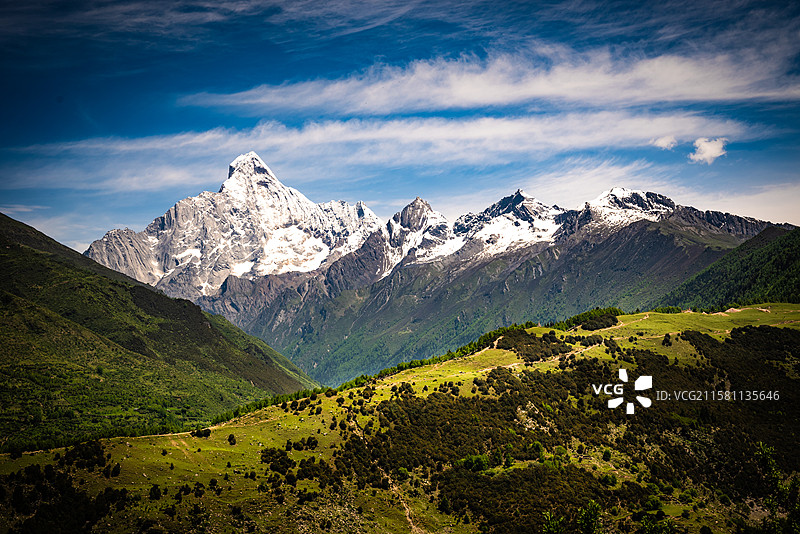 四姑娘山图片素材