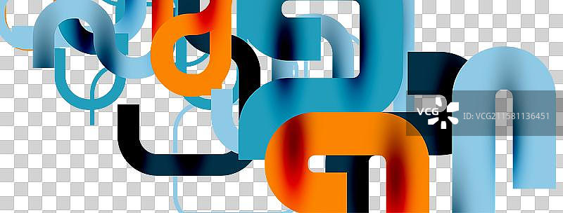 抽象背景曲线线条极简几何图形图片素材