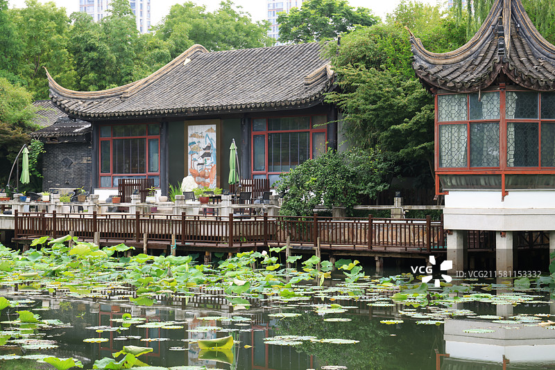 苏州石湖公园景色图片素材