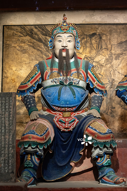 四川成都武侯区汉昭烈庙武侯祠张嶷忠雕像图片素材