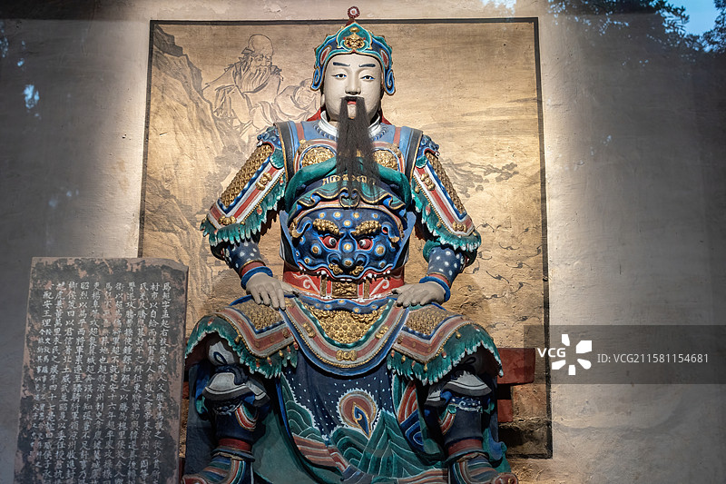 四川成都武侯区汉昭烈庙武侯祠马超雕像图片素材