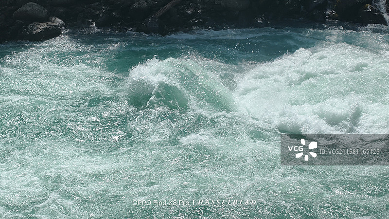 喀纳斯河之波图片素材