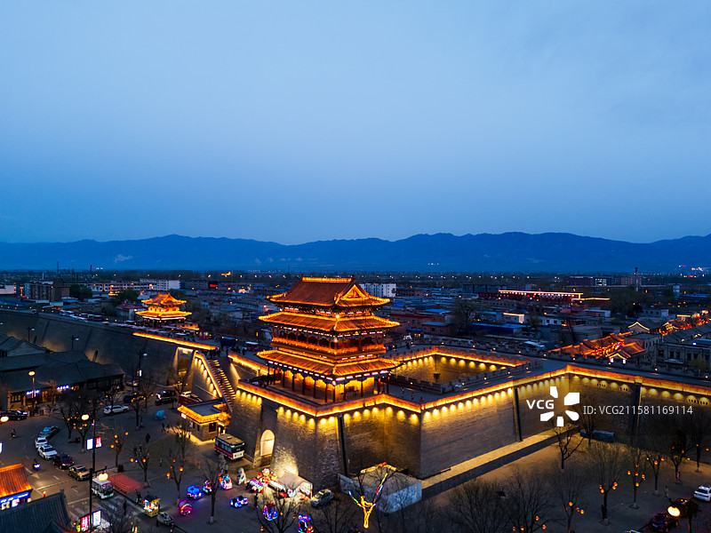 忻州古城图片素材