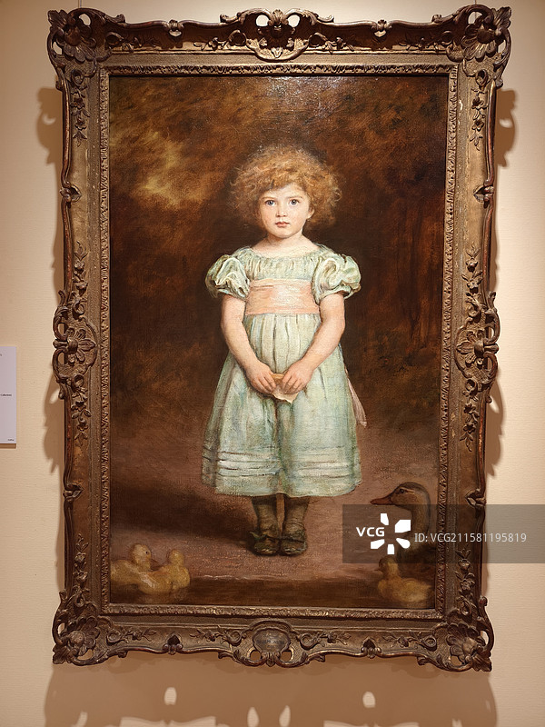 约翰·艾佛雷特·米菜 (1829年-1896年) 《小鸭》 1889 油彩、画布图片素材