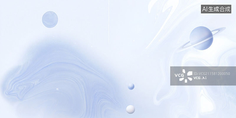 【AI数字艺术】宇宙星球抽象概念图图片素材