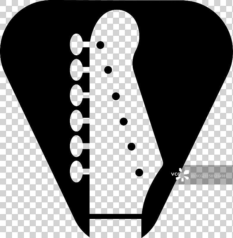 吉他logo模板图片素材