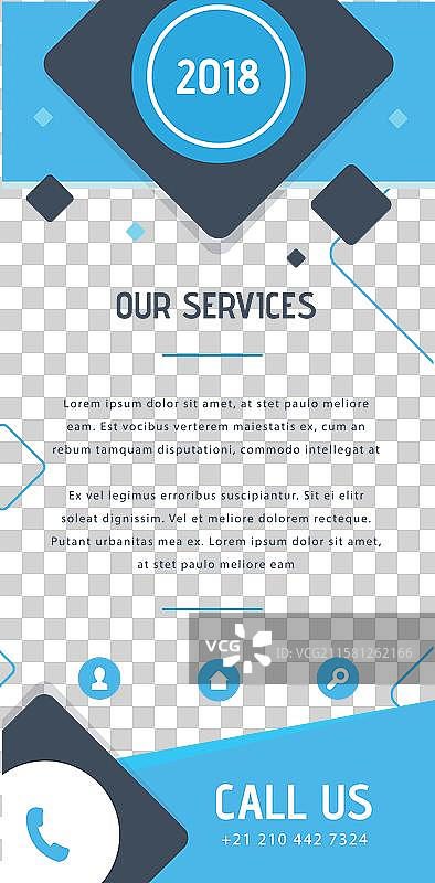 现代商业传单模板图片素材