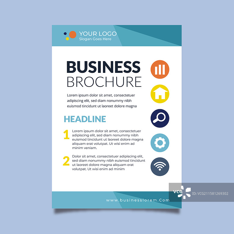 专业商务传单模板图片素材