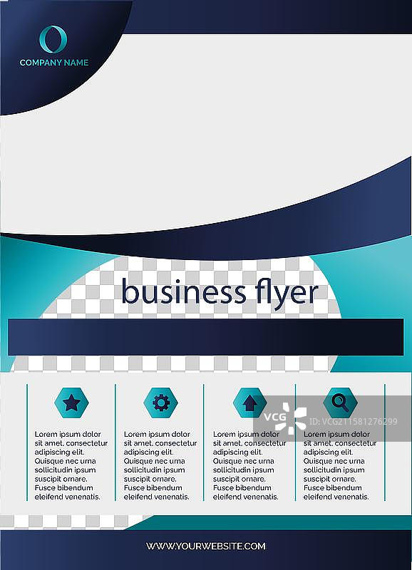 现代商业传单模板图片素材