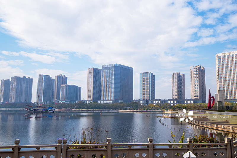 泉州泉港区锦绣湖文化公园图片素材