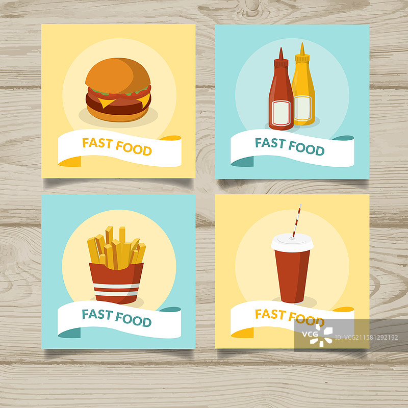 平面食品卡片收藏图片素材