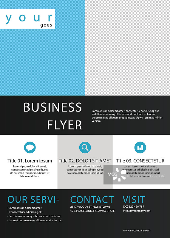 商业宣传单模板图片素材