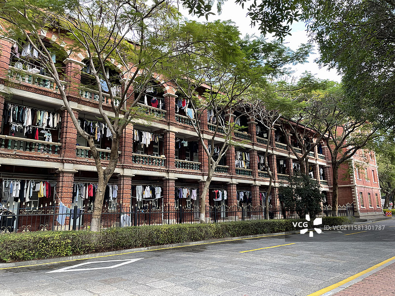 福建省厦门大学思明校区芙蓉楼群图片素材
