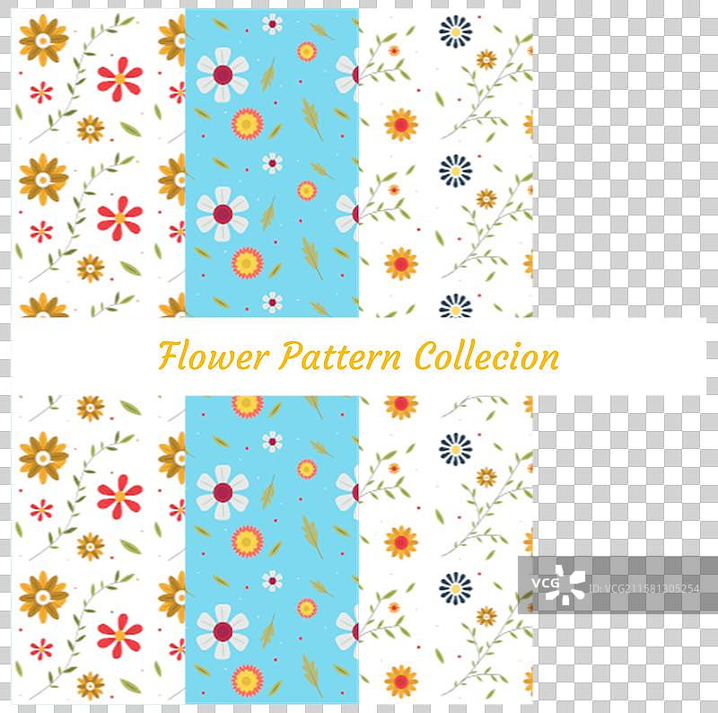 平面花卉图案合集图片素材