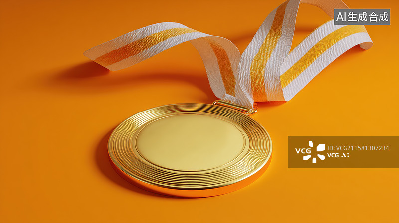 【AI数字艺术】胜利金牌图片素材
