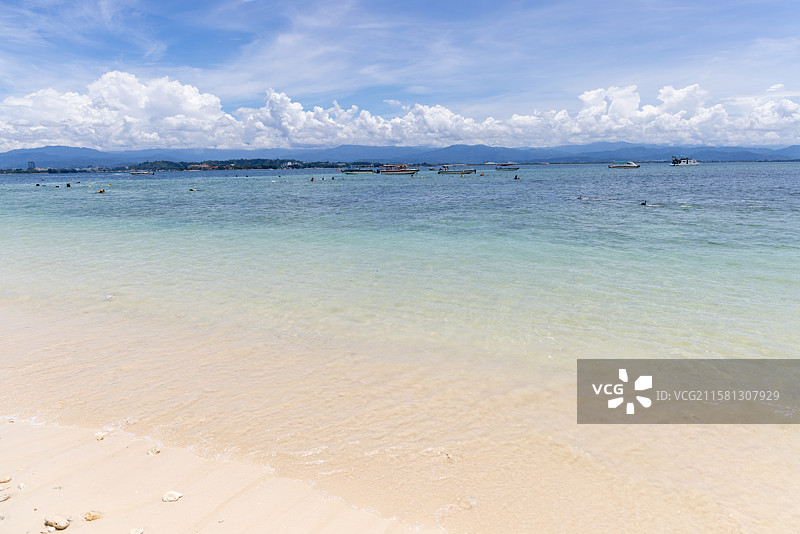 马来西亚亚庇海岛风光图片素材