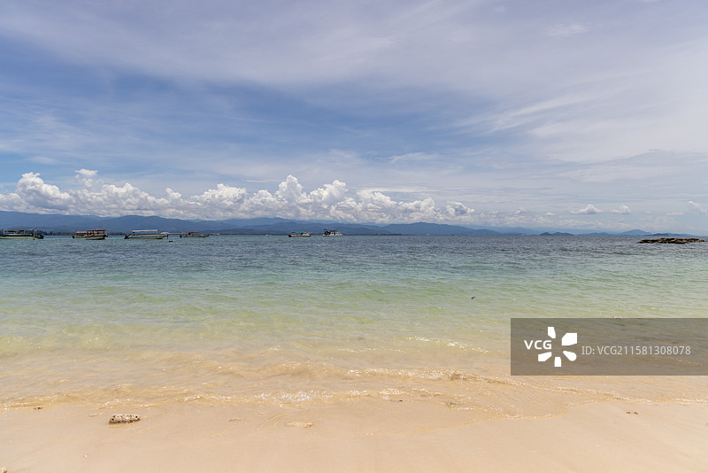 马来西亚亚庇海岛风光图片素材