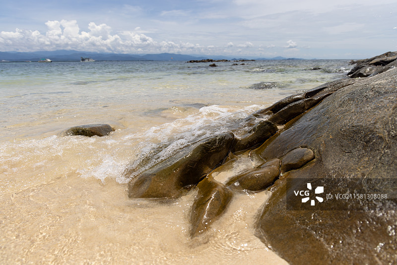 马来西亚亚庇海岛风光图片素材