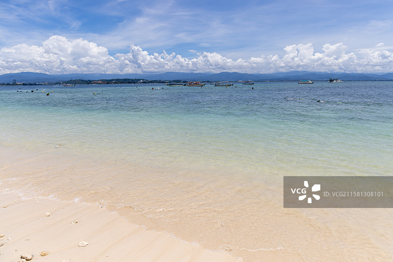 马来西亚亚庇海岛风光图片素材