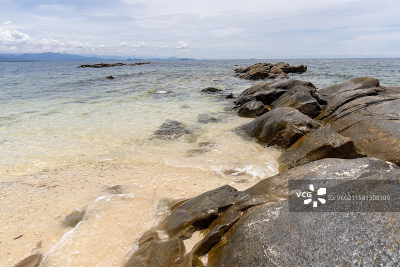 马来西亚亚庇海岛风光图片素材