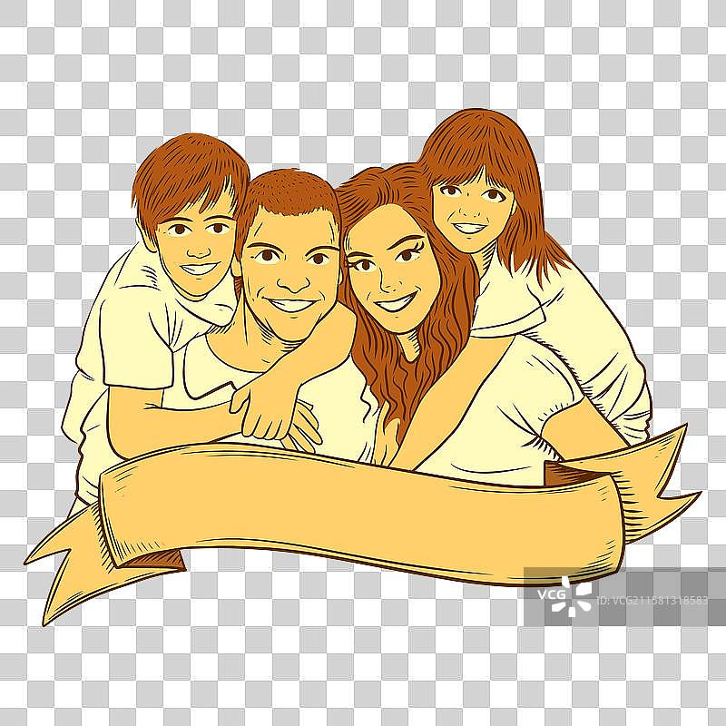 国际家庭日背景图片素材