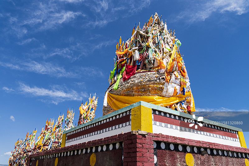 高原上的信仰图片素材