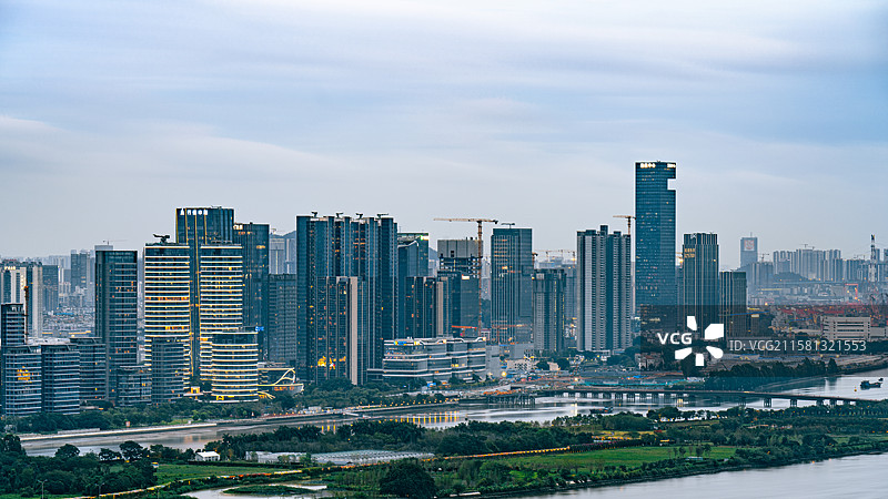 2025年在建的鱼珠湾图片素材