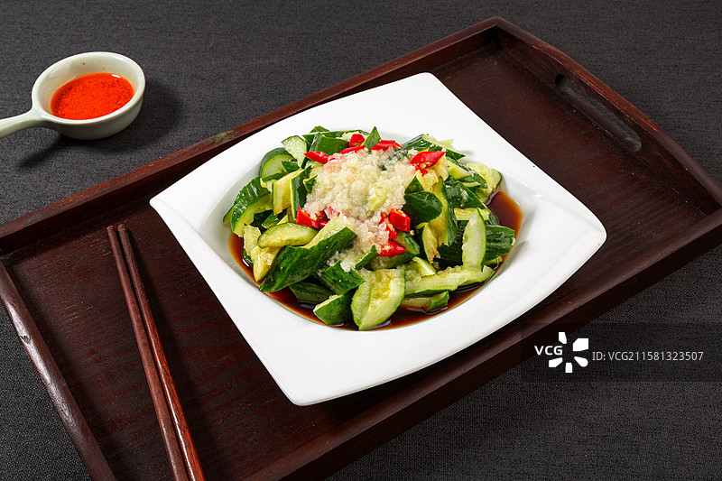 凉拌黄瓜小菜图片素材