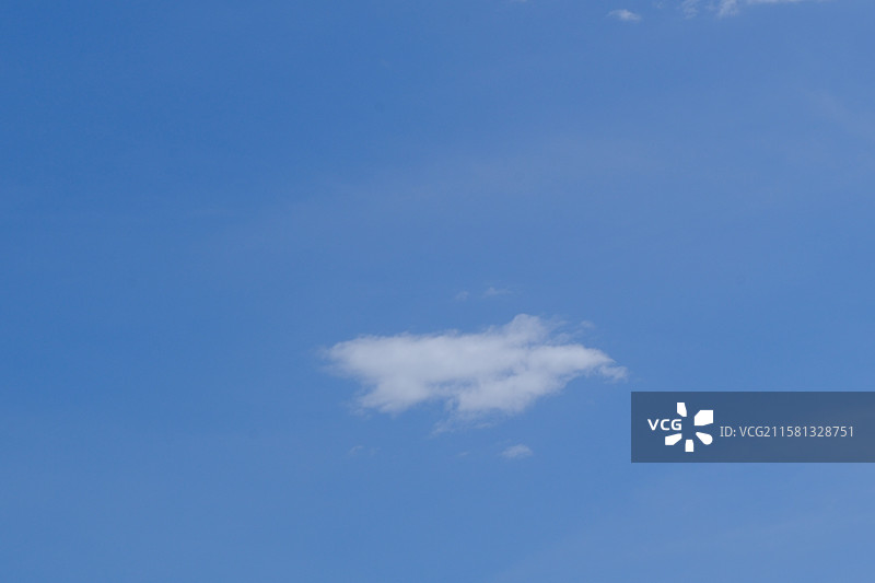 蓝天白云晴空万里晴天晴朗。高清风景背景图图片素材