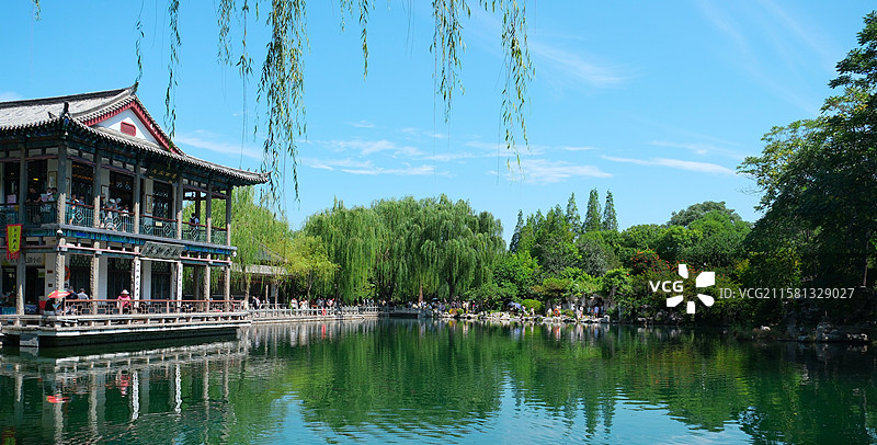 济南五龙潭图片素材