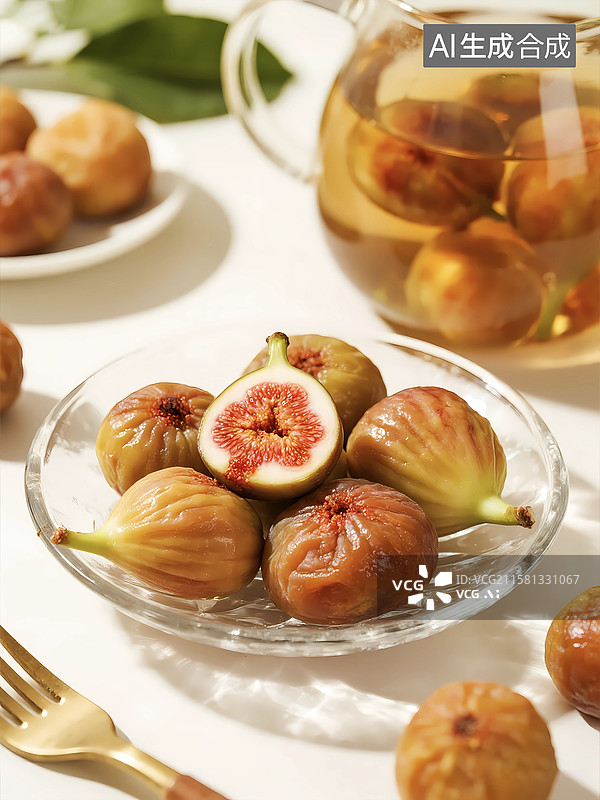 【AI数字艺术】养眼食品无花果补充黄体酮图片素材
