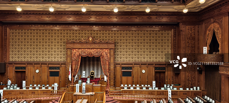 日本国会参议院～会议大厅图片素材