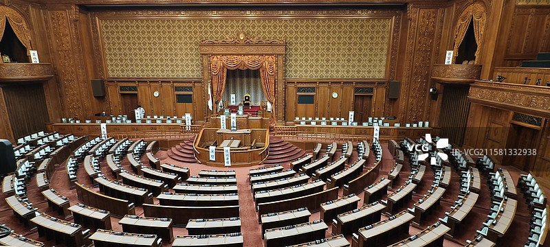 日本国会参议院～会议大厅图片素材